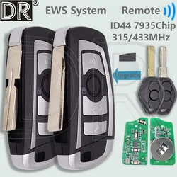 DR Upgrade EWS System XT15 ID44 PCF7935 315/433MHz Flip Car Remote Control Key For BMW 1 3 5 7 X3 X5 Z3 Z4 E38 E39 E46 E65