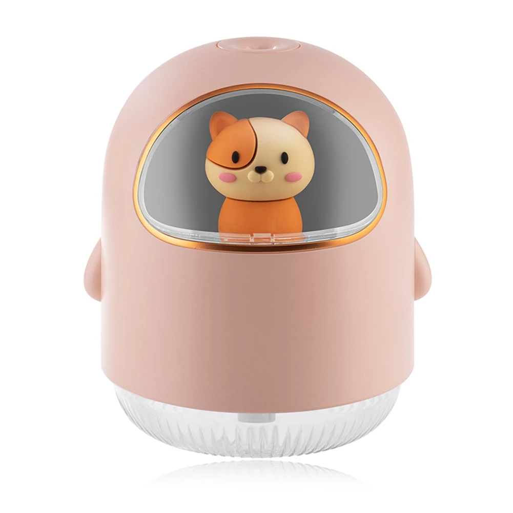 USB Space Cat Humidifier USB Mini Cartoon Atmosphere Lamp Mute Spray Air Conditioning Room Water Humidifier