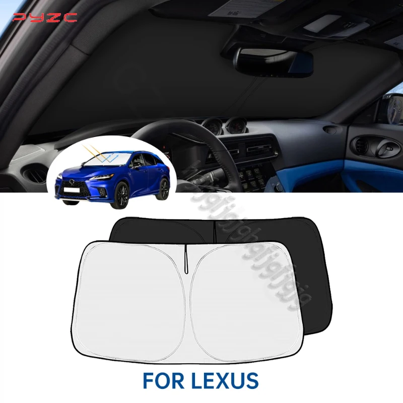 Windshield Sunshade Car Visor Front Window Sun Shade Cover For Lexus NX RX UX 2022 2023 2024 Parasol Accessories