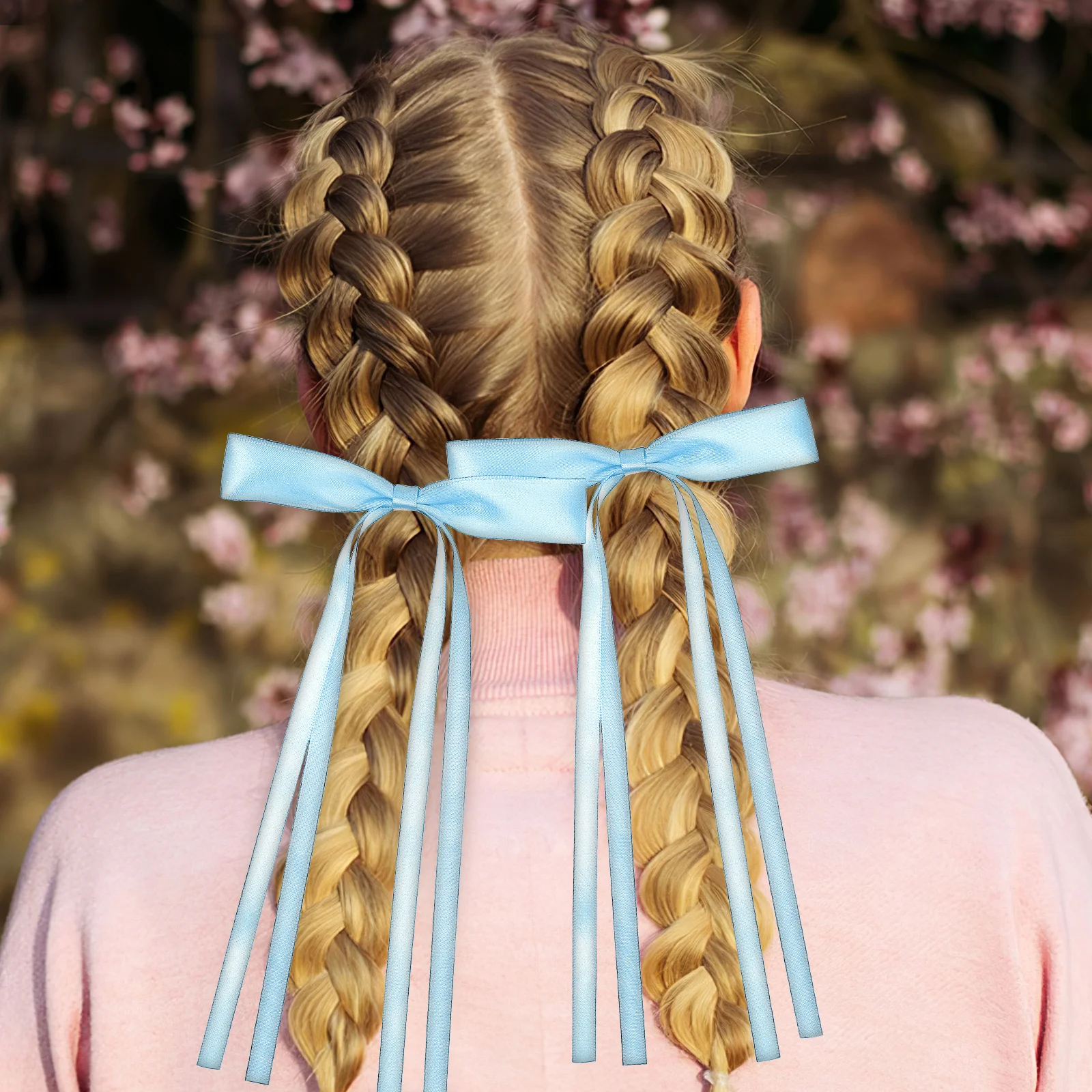 

16 Pcs Bow for Hair Women Bowknot Barrettes with Long Tails Clip Clips Bows Accessories