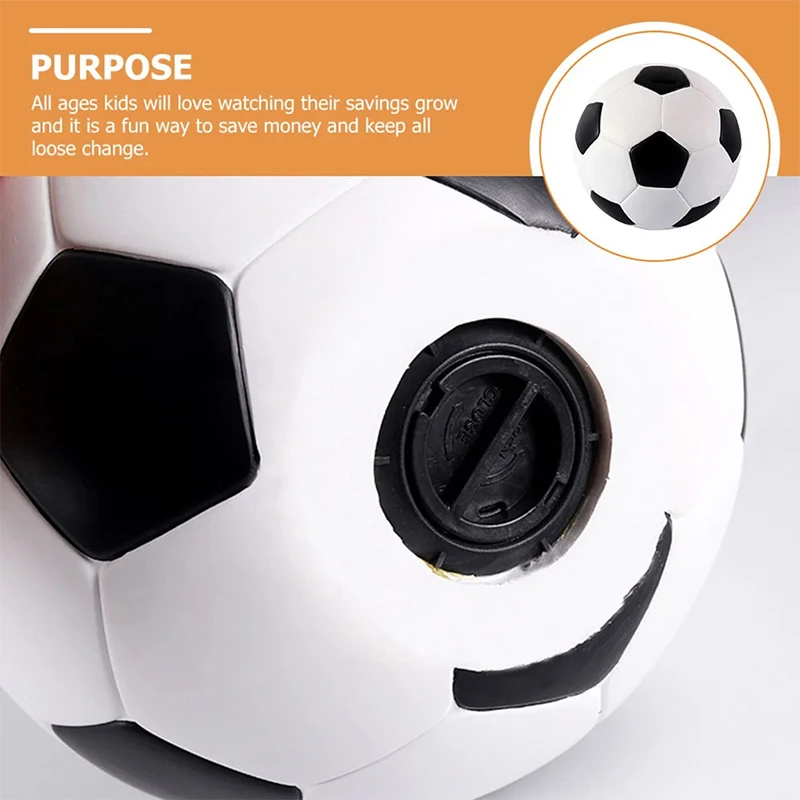 Decorative Piggy Bank Football Shaped Decorative Piggy Bank Football Shaped Coin Pot Bedroom Money Bank Decoration