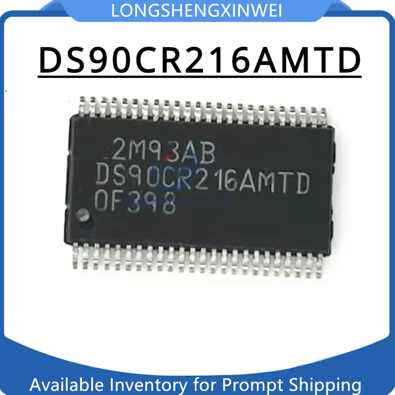 1PCS DS90CR216AMTD DS90CR216 TSSOP48 525 Screen Blackscreen Chip New Original Spot