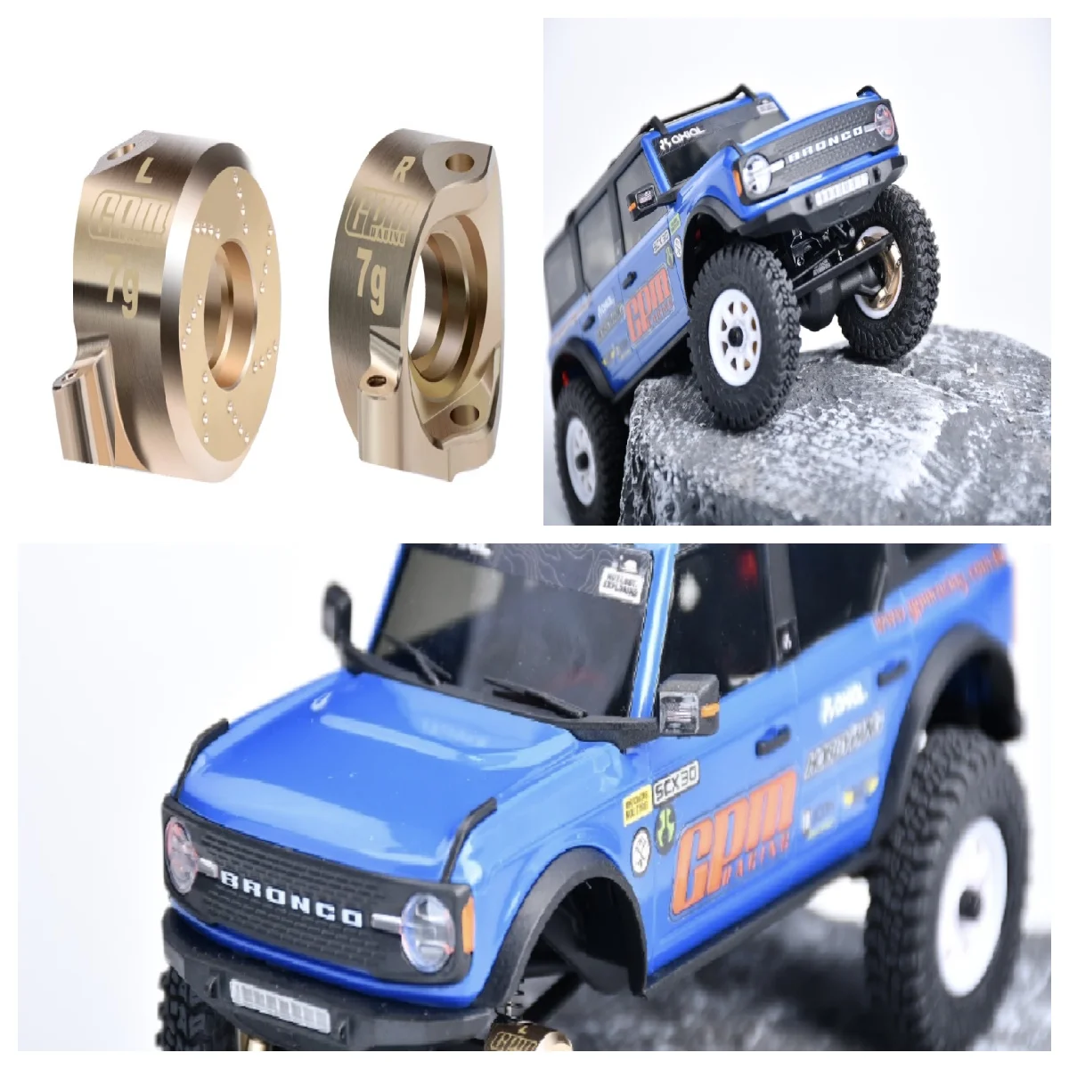 

AXIAL 1/30 SCX30 Латунная рулевая чашка переднего моста