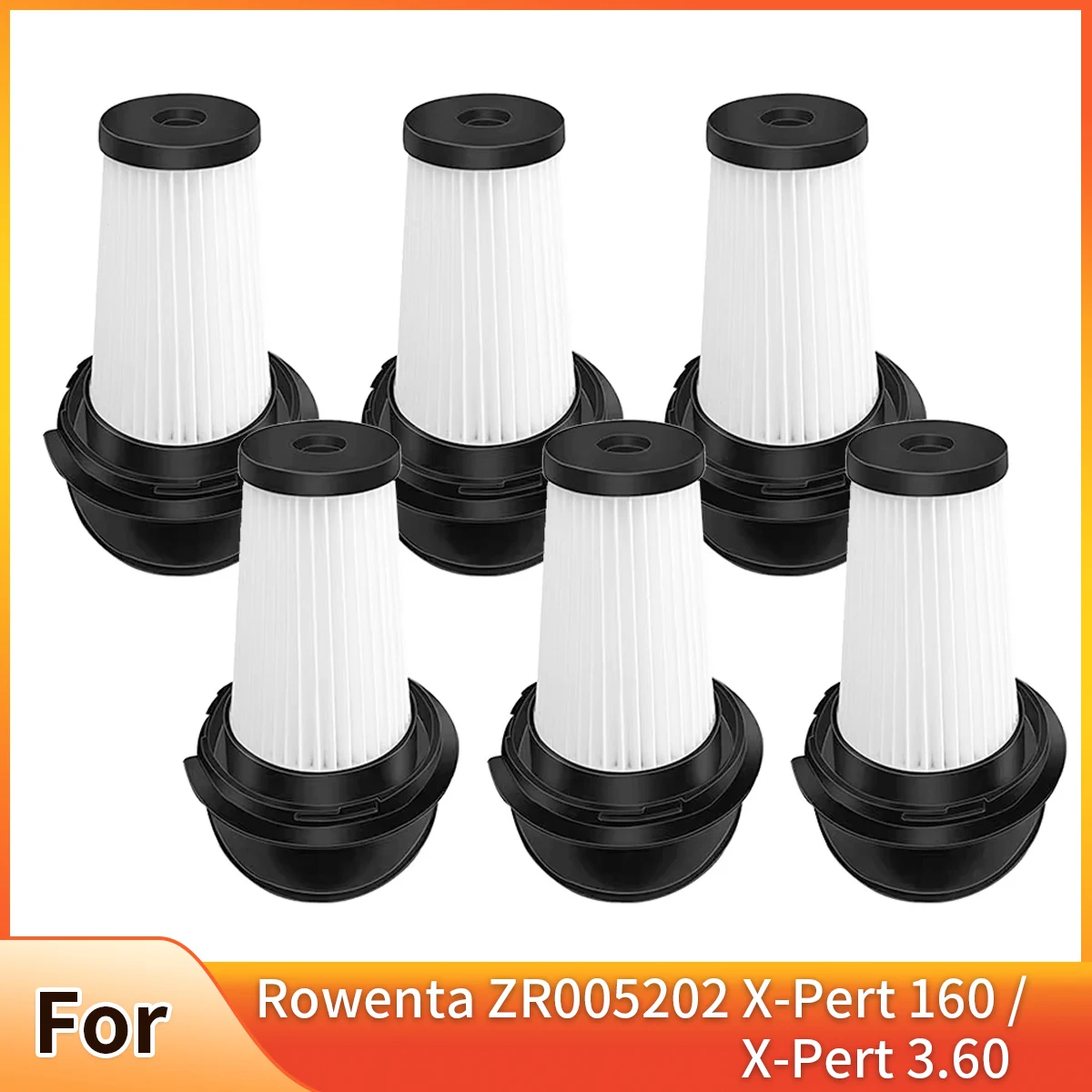 Washable Filter for Rowenta ZR005202 X-Pert 160 / X-Pert 3.60 Vacuum Cleaner, for Tefal TY723 Moulinex MS7221 X-Pert Easy 160 RH