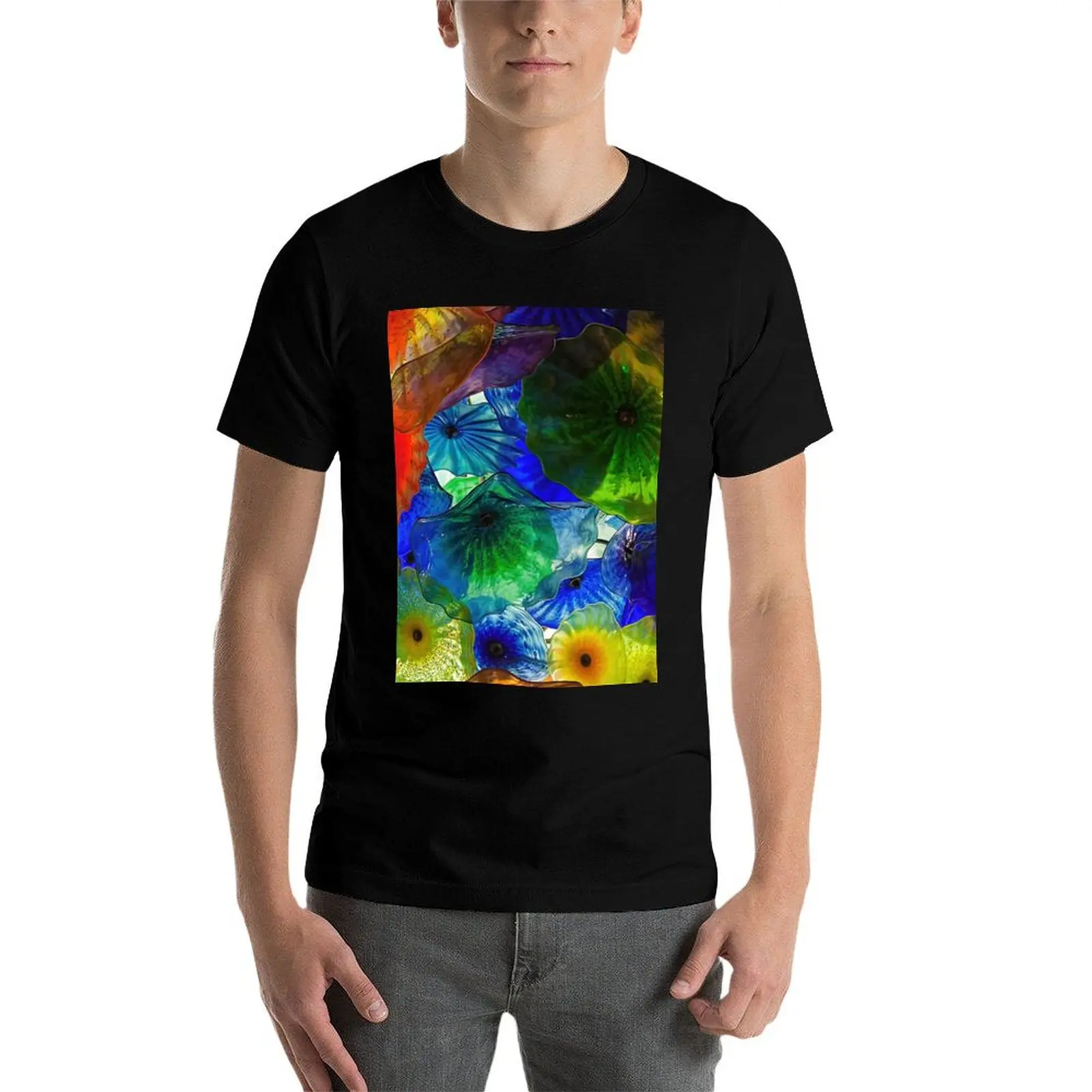 

Ornamental glass flower display, Bellagio, Las Vegas T-Shirt t shirts for man graphic funny graphic t shirts for man T-Shirt