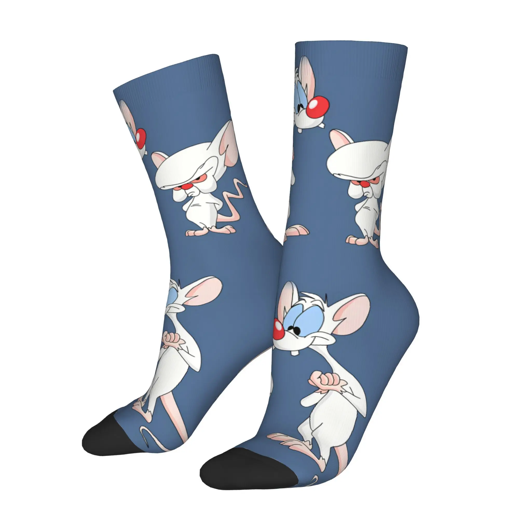

Мужской полиэстер с принтом White Mouse Pinky And The Brain Sock