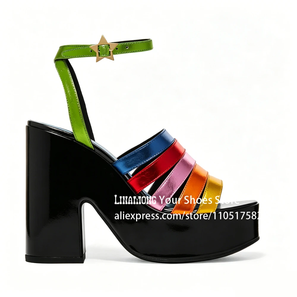 Veelkleurige sandalen met band - Sandal Strappy Heeled recensie en prijs