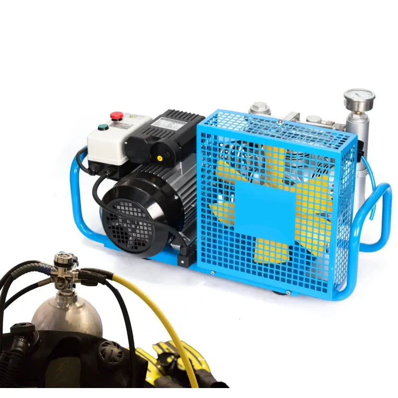Auto Stop 100L/min 30Mpa 300bar Breathing Air Compressor Scuba Diving Compressor