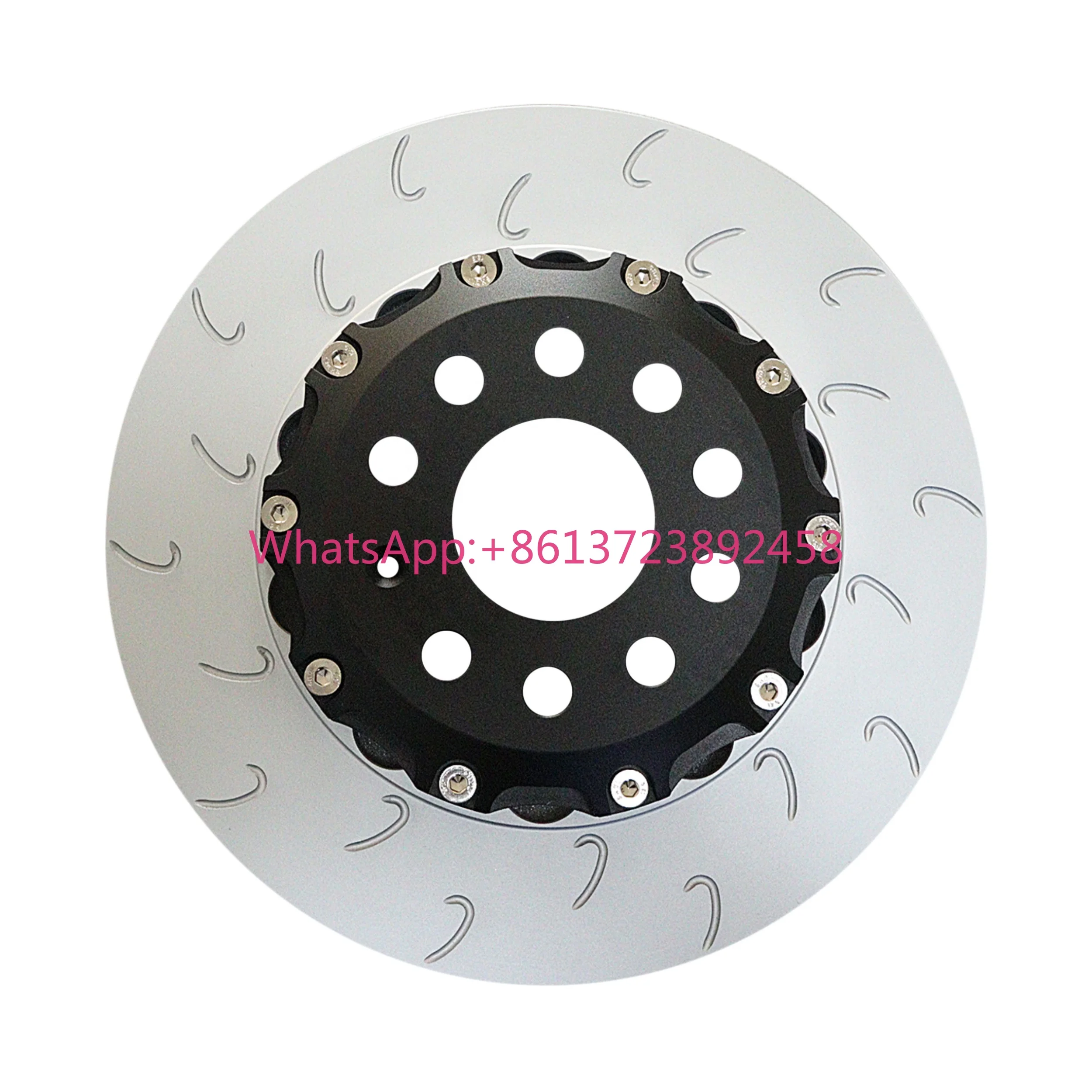 5Q0615601E  Customized Oem Slotted Vented 2 Piece Brake Disc for Rear Audi Q3