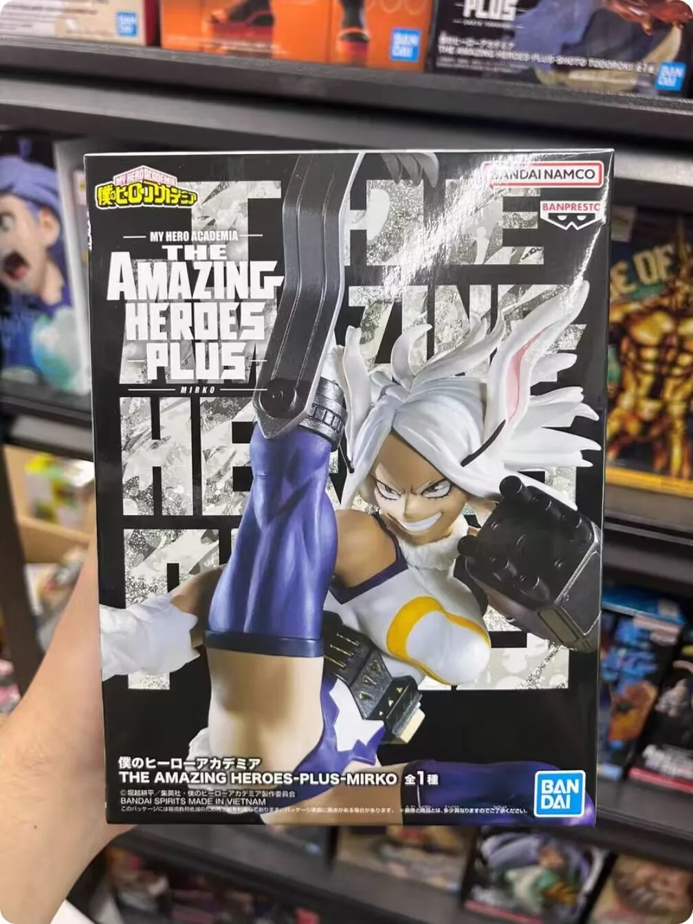 Bandai Banpresto My Hero Academia Himiko Toga Action Figure Anime Model Collectible Standbeeld Mirko Handgemaakt aanpasbaar speelgoed