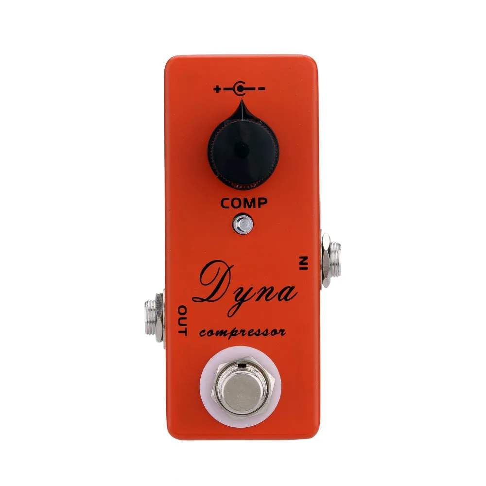 

MOSKYAUDIO DYNA COMP Mini Single Effect Compressor Processsor Electric True Bypass with True Bypass Guitar Parts Guitar Effects