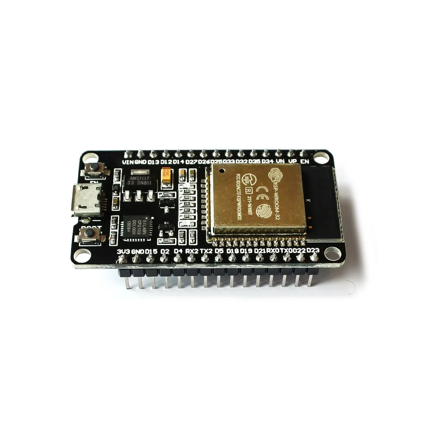 5PCS Official DOIT ESP32 Development Board WiFi+Bluetooth Ultra-Low Power Consumption Dual Core ESP-32S ESP 32 Similar ESP8266