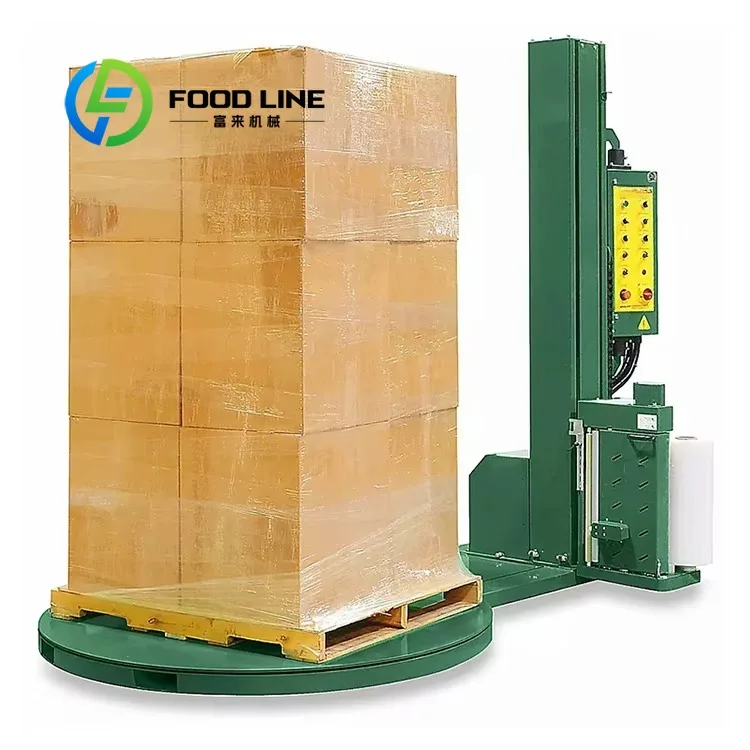 Pallet Wrapping Machine For Export Cargo Dust Proof Moisture Proof Wrapping Ensuring Safe Transportation Of Goods