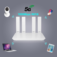High Speed 1800Mbps Dual Band 2.4G&5.8G Gigabit 3 Port Wifi6 Lte Cat12 5G Cpe Routers Wireless Wifi 5G Router With Sim Card Slot
