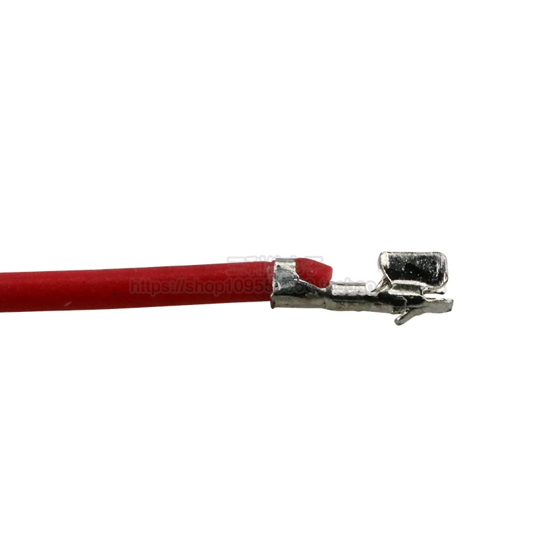 100pcs JST SH1.0 1.0MM Terminal Electronic Wire Crimping Terminal Cable Without Shell 28AWG Single/Double Head 100/200/300/500MM