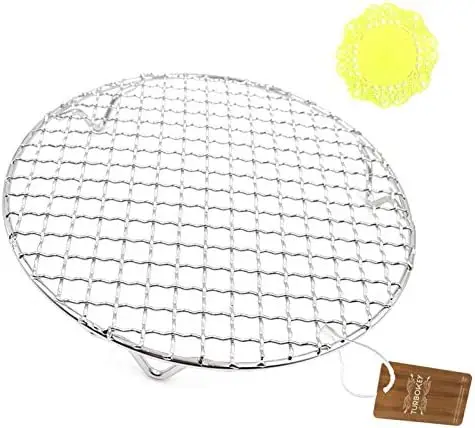 

7" Stainless Steel Cooling Rack for Instant Pot, Oven, Pressure Cooker - Turbokey Baking Net Grate (180mm)