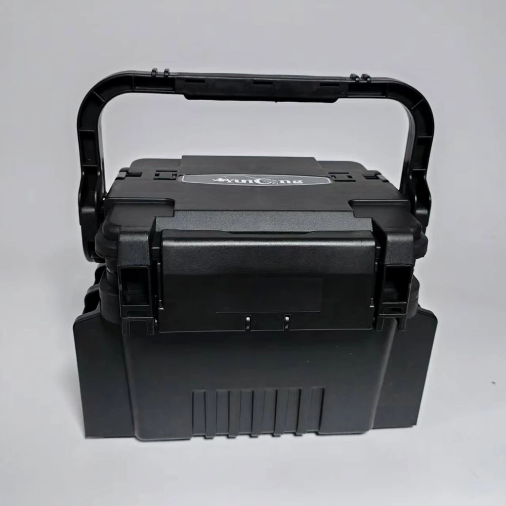Doppelschichtige Angelköder-Box, Angelzubehör-Box, Köderbox, Zubehörbox, Aufbewahrungsbox, Outdoor-Aufbewahrung, Gepäck und Taschen – Detail 7