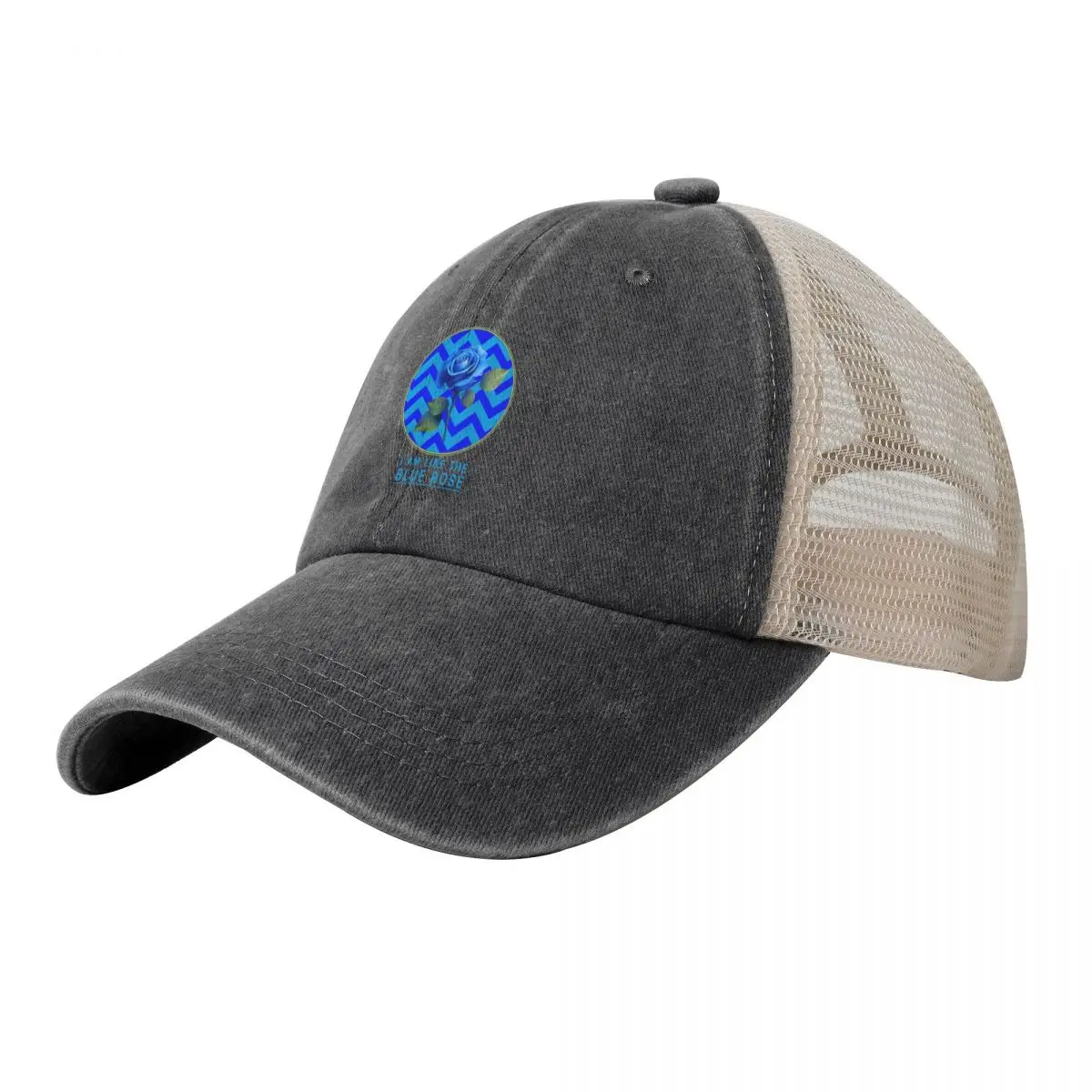 

Blue Rose Twin Peaks Baseball Cap Luxury Brand Hip Hop Golf Hat Man Women's Golf Wear Men's