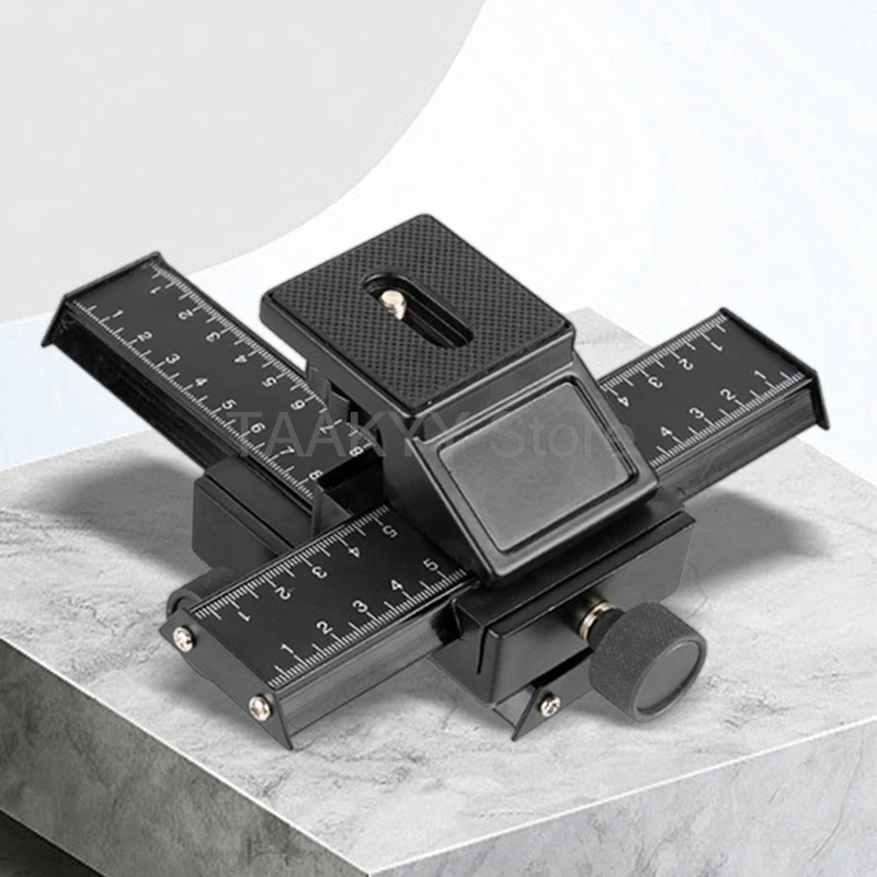 

Dual-direction Macro Frame 4-Dimensional Macro Pan-tilt Head Metal Fine-tuning Rectangular for Macro Photography Metal Material