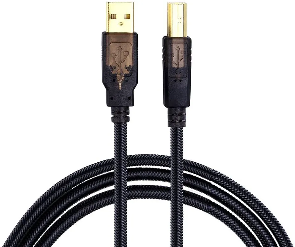 สายเครื่องพิมพ์ 15M USB 2.0 A ชาย-B ชายเครื่องสแกนเนอร์เครื่องพิมพ์ (15m)