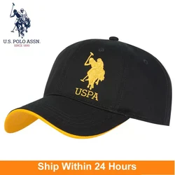 U.S.POLO ASSN high quality thick Paul hat men's women's hat sun hat sports cap spring summer peaked cap sun hat baseball cap