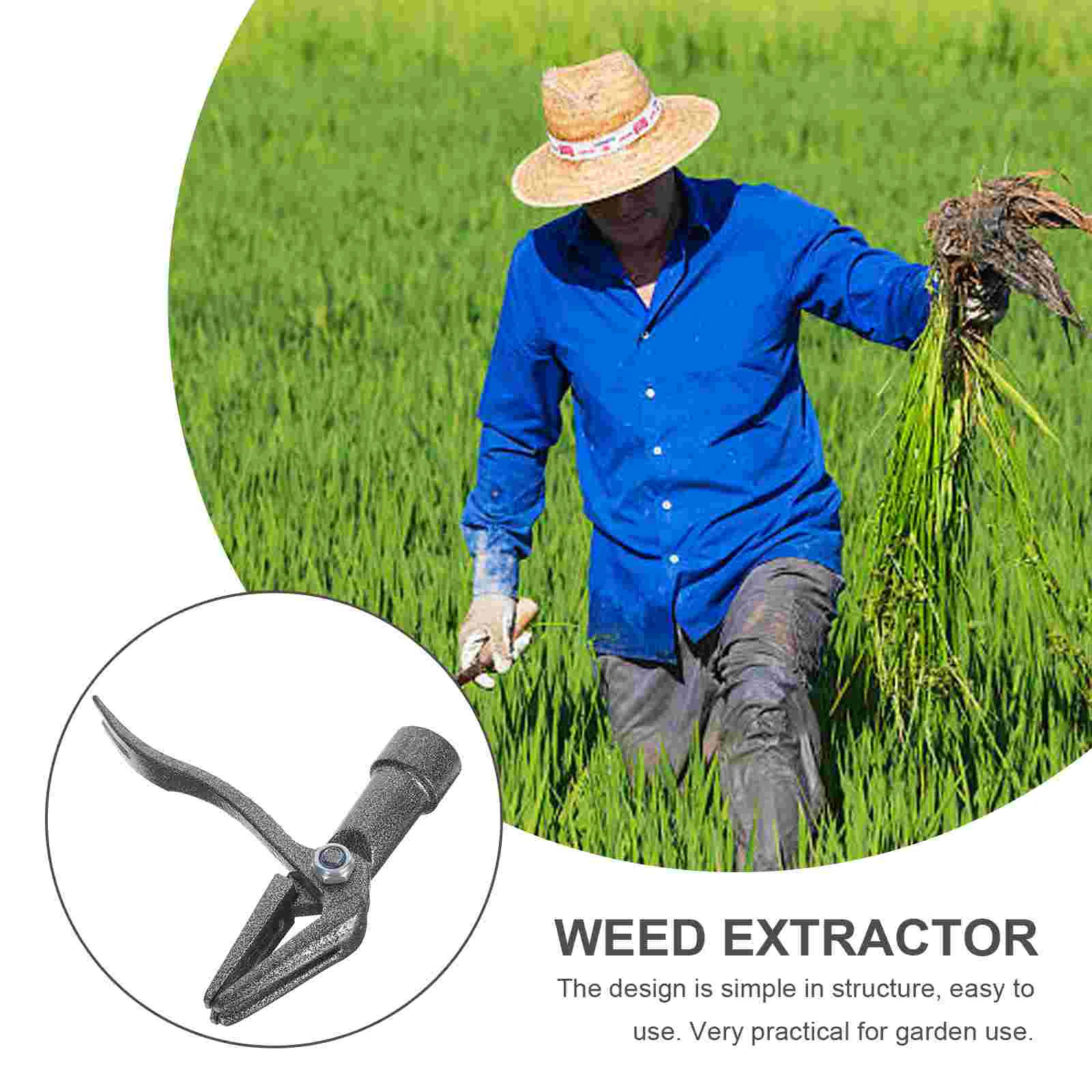 Weeder กำจัดวัชพืชมือในครัวเรือน Garden คู่มือ Remover รากเครื่องมือเครื่องมือขุด Extractor ลึก Removal Easy Cultivator Puller