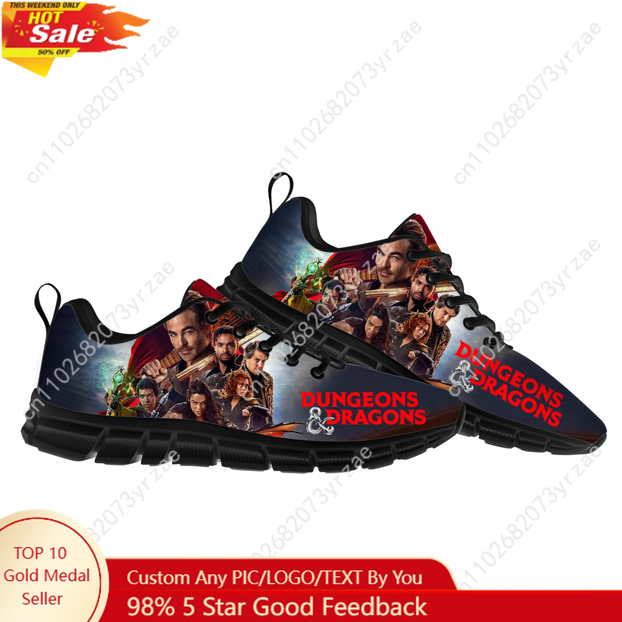 

Dungeons Dragons Sports Shoes Hot Cartoon Game Mens Womens Teenager Sneakers Fashion High Quality Sneaker Custom Built Shoes