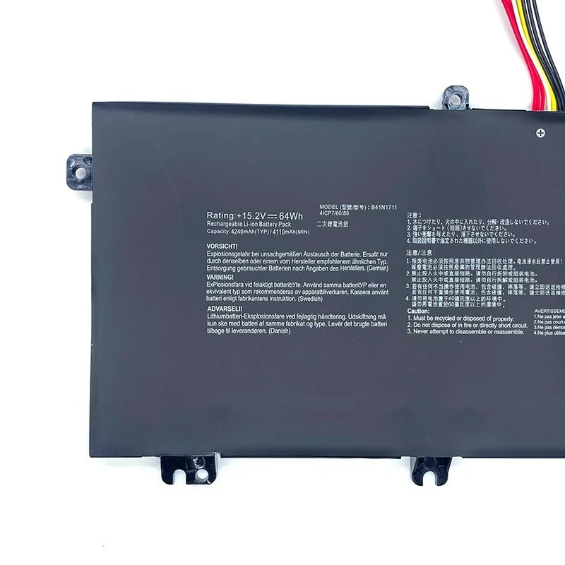 B41N1711 Battery for Asus STRIX GL703GE GL703VM GL503GE GL703VD ZX63VM FX503VM FX503VD TUF765GM PX705GD PX705GM FX705DT GL503