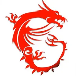 msi metal sticker for laptops, mobile phones, computers, cars, power banks and tablets