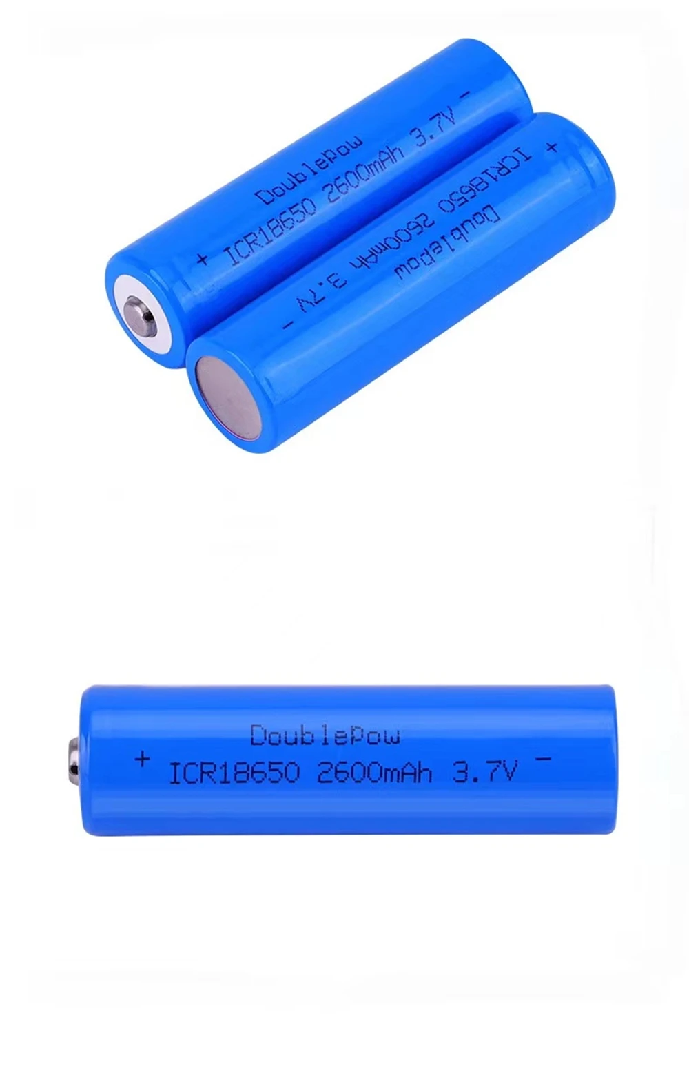 1pcs/lot 100% 18650 rechargeable battery 3.7v 2600mAh 18650 lithium ion toy battery