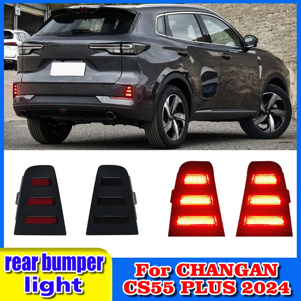 For CHANGANCS55 PLUS 2024 Year Model modification rear bumper lights rear bumper lights and brake lights (dual function)