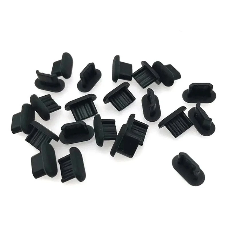 10 sztuk silikonowa miękka wtyczka Micro USB osłona przeciwkurzowa ochrona portu ładowania dla IPhone telefon komórkowy Cap Port Protector — zdjęcie 7