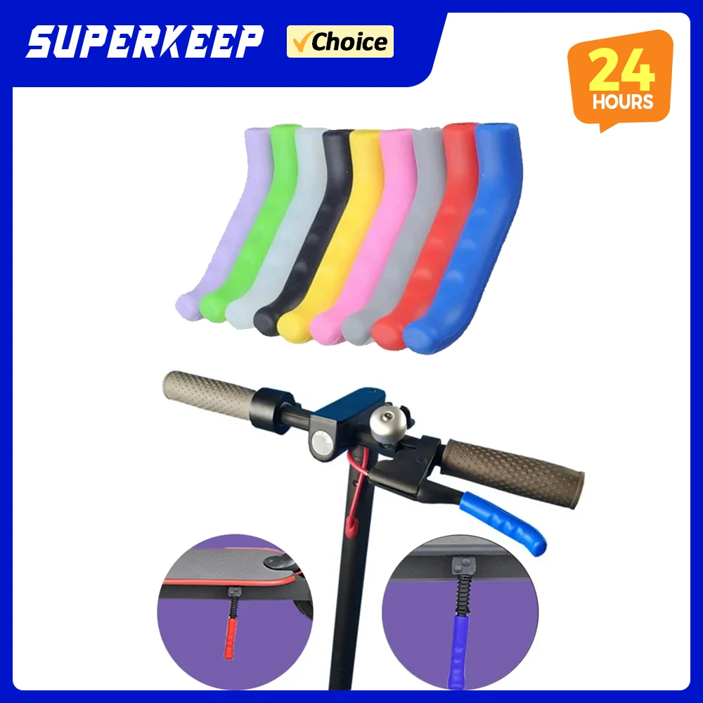Rutschfeste Bremsgriff-Handschuhe aus Silikongel für Xiaomi M365 PRO Mi3 4 Pro Schutzhülle Kickscooter-Teile