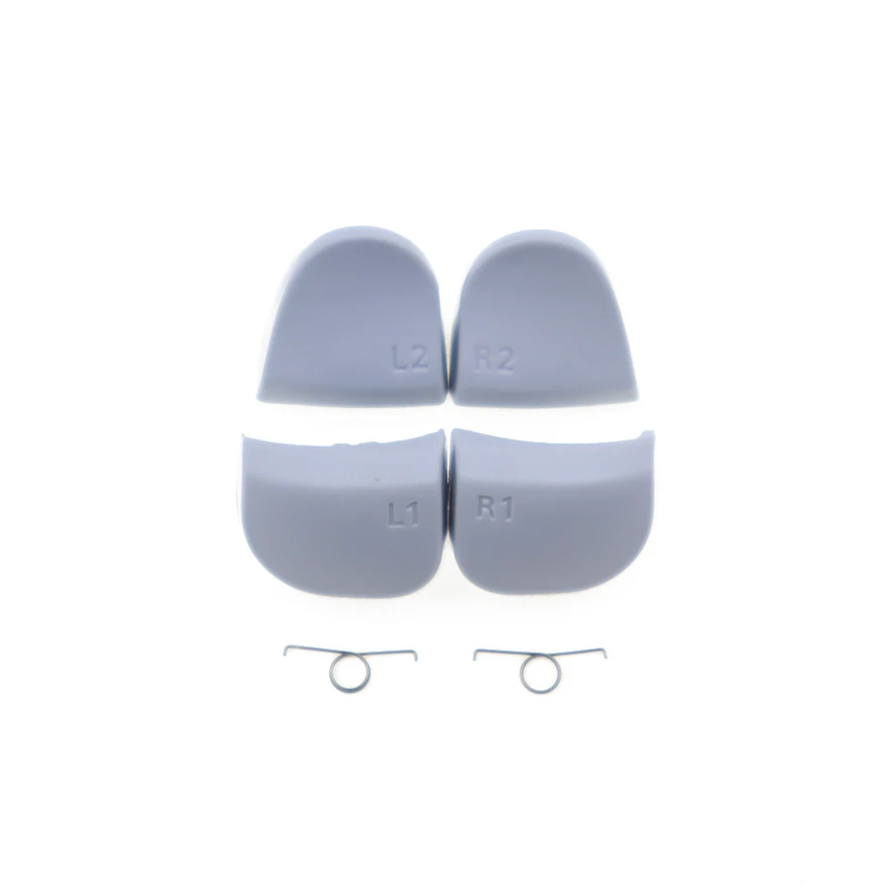 1-10Set Voor PS5 V1.0 V2.0 V3.0 BDM-010 BDM-020 BDM-030 Zwart Wit R1 L1 R2 L2 Game Trigger Knoppen Met Lente Controller