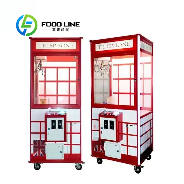 Hot Sale Custom Pink Claw Machine Game Coins and Doll Crane Machine Customized for Optimal Fun
