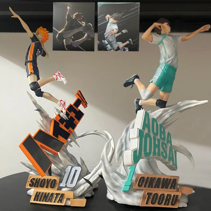 ¡¡Haikyuu de 36 cm!! Oikawa Tooru figura de Anime Hinata Shouyou figura de acción Kotaro Bokuto/Tobio Kageyama estatuilla modelo muñeca juguetes regalo