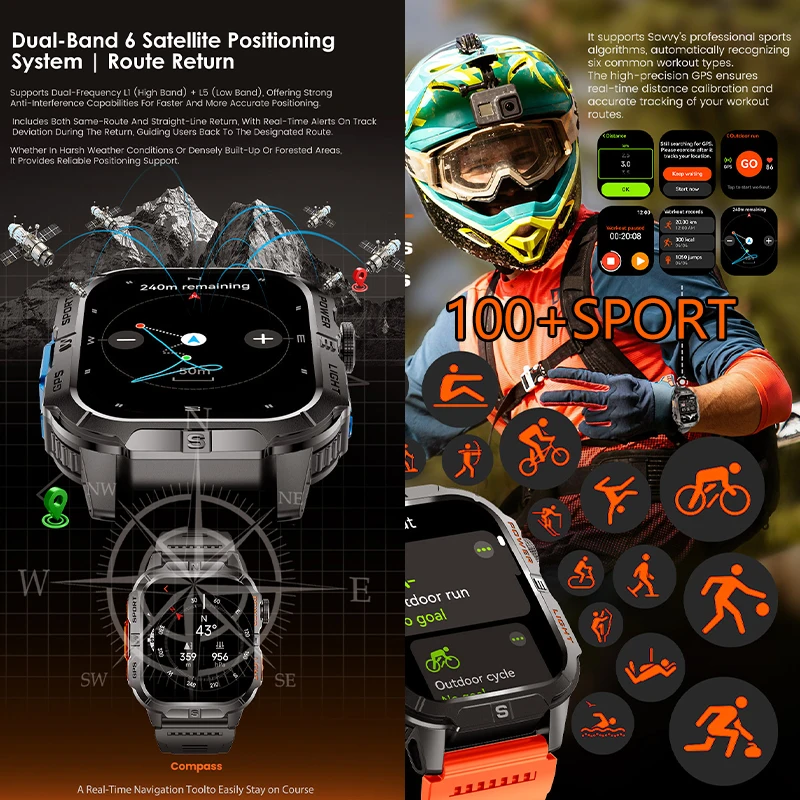 Outdoor GPS Smartwatch Kompas  - Outdoor Lighting Ip Rating recensie en prijs