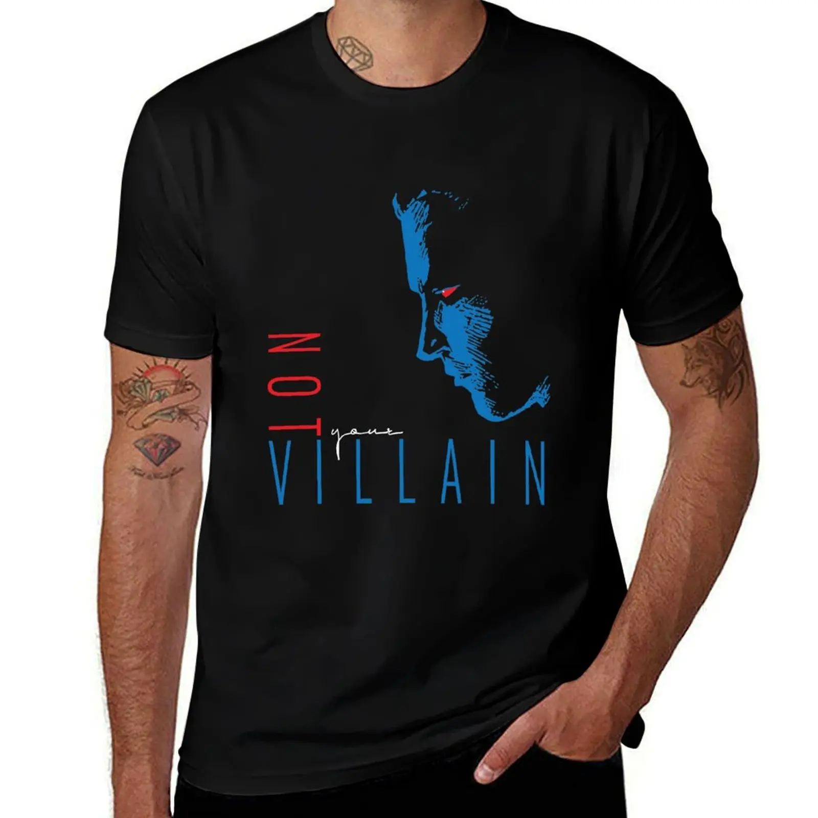 

Not Your Villain 2 T-Shirt anime t shirts oversize man t shirt designer T-Shirt