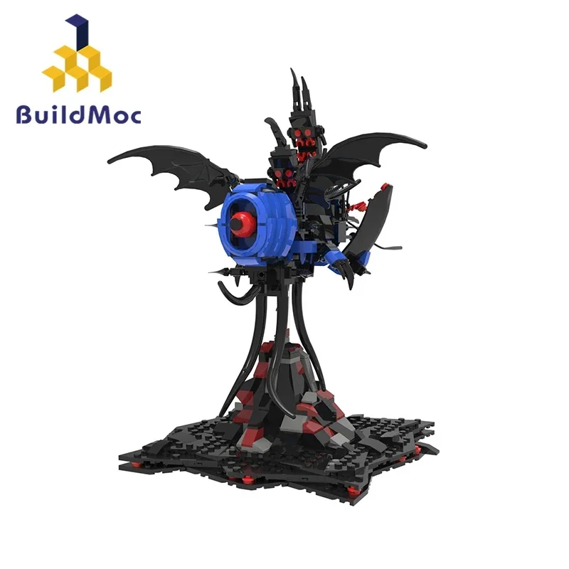 BuildMoc The Cosmic Horror Zombie One-Eyed Monster Building Blocks Set Wing Creature Bricks Toys For Children Kid Birthday Gifts