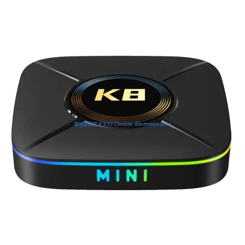 HDTV Box WiFi6 5 5.0 Media Player con remoto RK3518
