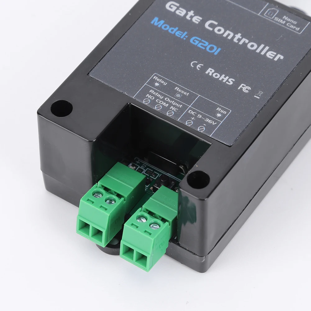 GSM 2/4G Remote Controller Gate Opener Relay Switch for Sliding Swing Garage Doors Shutters Gate Opener Antenna Interface