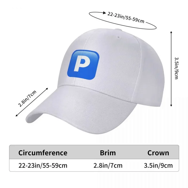 Pushin P Baseball Caps Snapback Fashion Baseball Hats Breathable Casual Casquette Outdoor For Men's And Women's Polychromatic