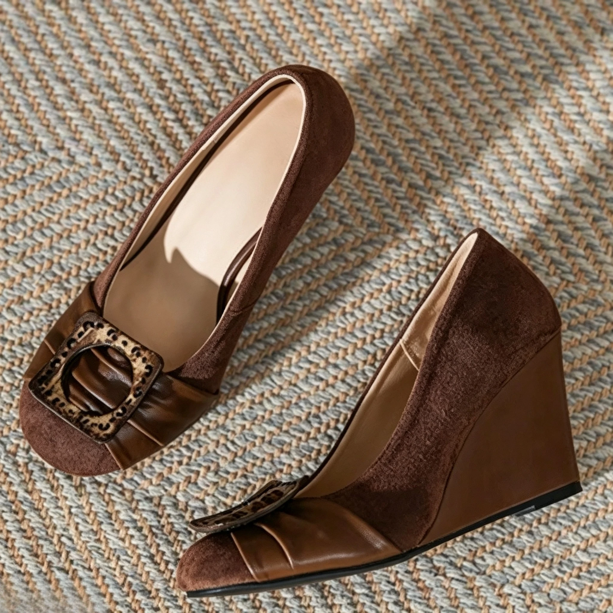 Sandal Wedge Wanita dengan Des - Women Shoes Wedges ulasan dan harga