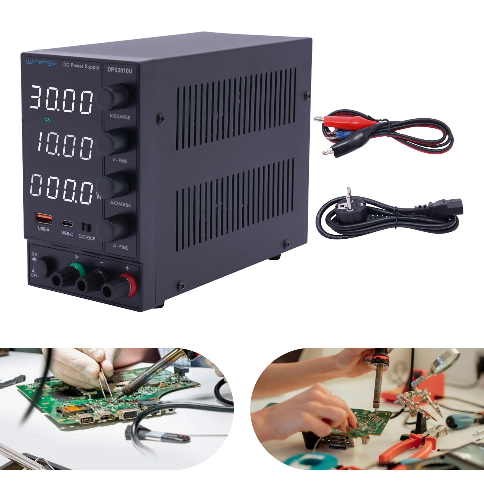 300 واط قابل للتعديل تيار مستمر امدادات الطاقة DPS3010U تيار مستمر موفر طاقة تنظيمي 0-30 فولت 0-10A