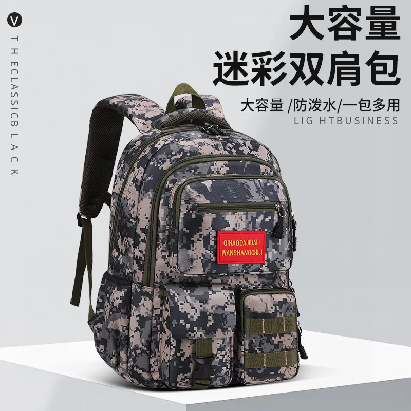 Camouflage Kids Backpack Primary Children School Bags For Boys Large Orthopedic Backpack Waterproof Schoolbag Big Book Bag
