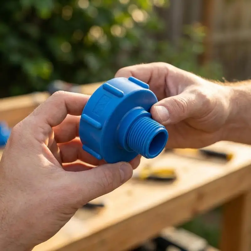 

Адаптер для IBC-контейнеров с тонкой резьбой 60 мм, соединитель для труб 2, 3, 4 дюйма, для систем водоснабжения дома и теплиц