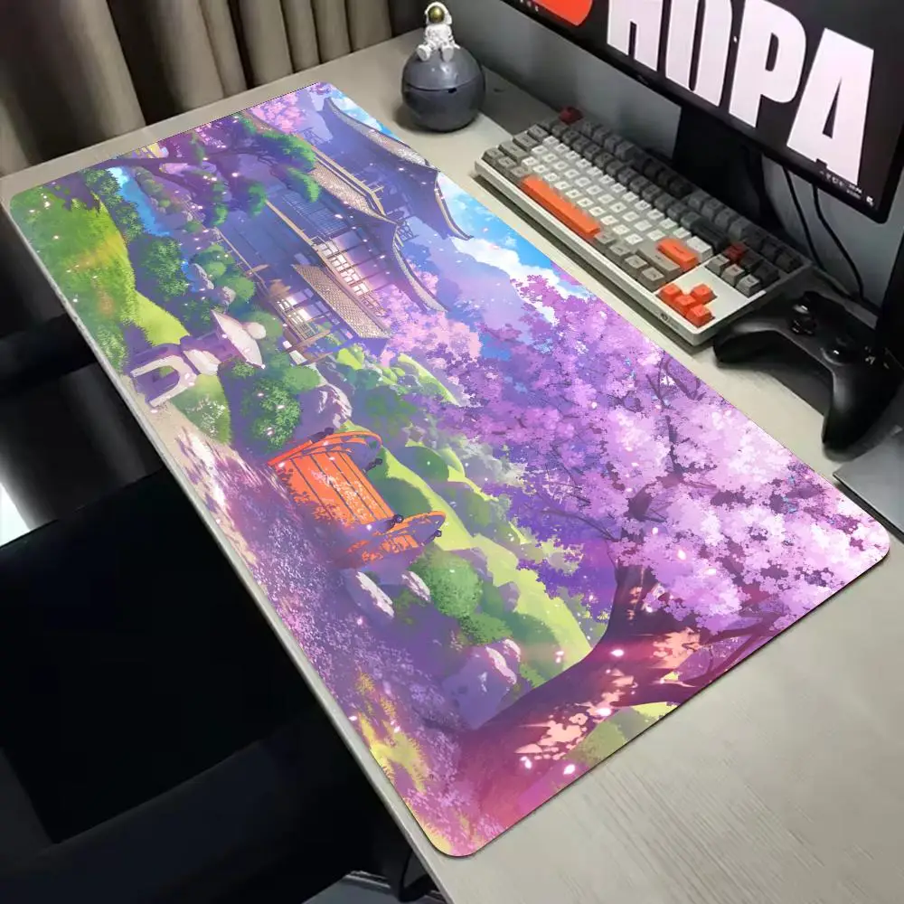 

Anime style ancient architecture Mouse Pad Mouse pad