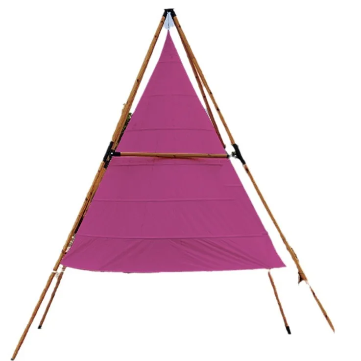 الخيزران فانوس مخروط خيمة المظلة العملاقة نزهة مخيم أكسفورد القماش في الهواء الطلق المظلة في الهواء الطلق مطعم الزجاج الأمامي