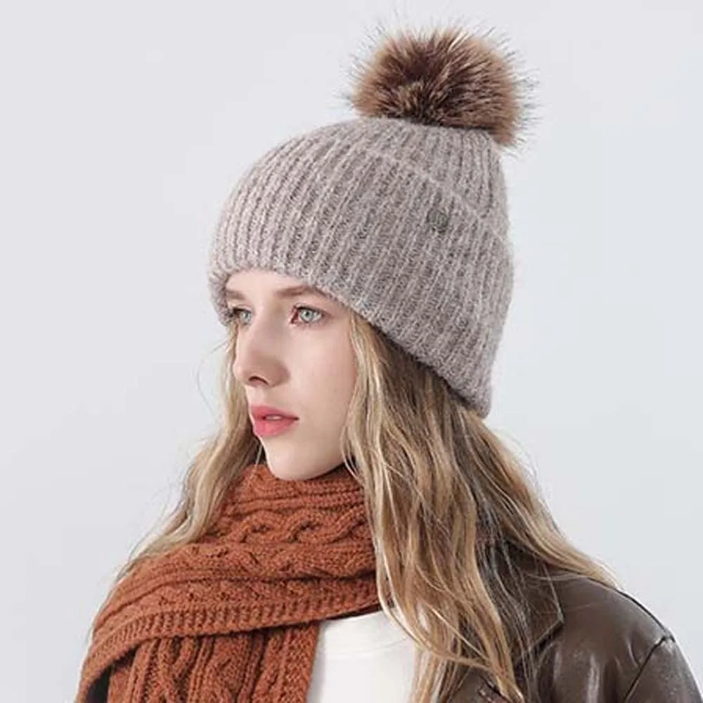 

Earflap Hat Elastic Winter Pullover Cap Trendy Korean Style Woolen Hat Dome Soft Brimless Beanie Cap Outdoor