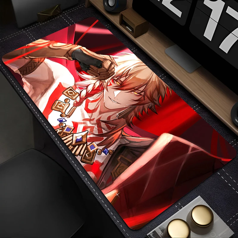 

Mousepad Laptop Office Cabinet Keyboard Pad PC Desk Mat Large HD Mouse Pad Non-slip Rubber Honkai Star Rail Mydei Extended Pad
